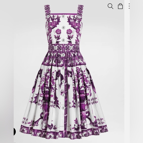 100% Authentic Dolce & Gabbana New Season Midi Dress